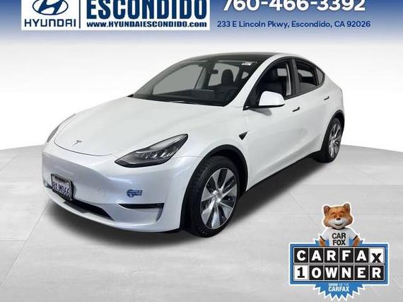 TESLA MODEL Y 2021 5YJYGDEE3MF232478 image